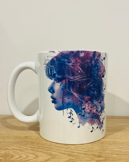 Musical mug with Signature print
